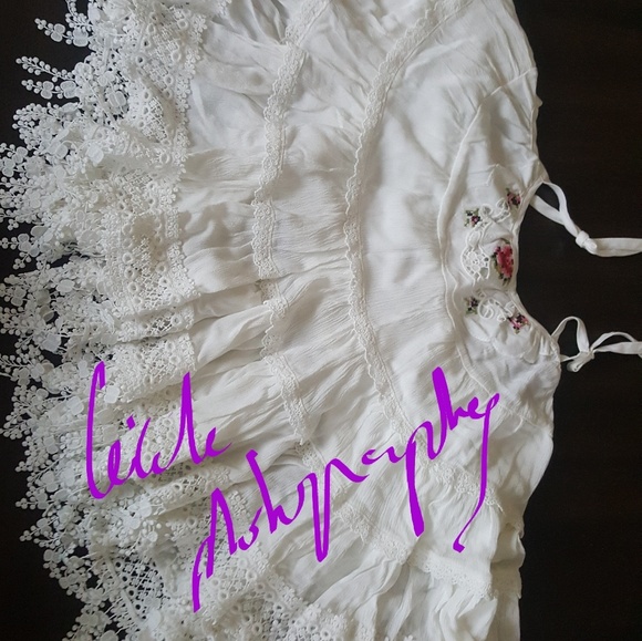 LAST ONE DRESSES ☆ DOLLCAKE NWT BOHO WHITE FLORAL - Picture 3 of 6